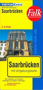 Saarbrücken, Falk Extra 1:20 000
