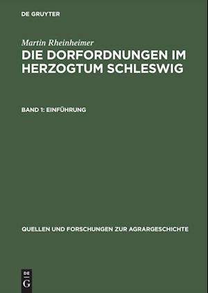 Die Dorfordnungen im Herzogtum Schleswig