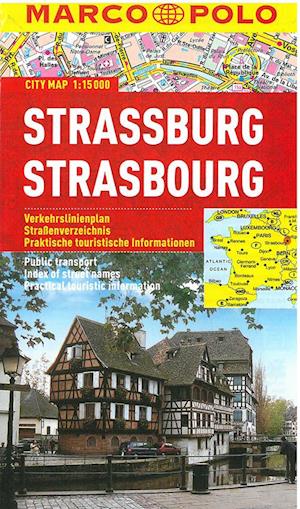 Strassburg - Strassbourg, Marco Polo Cityplan