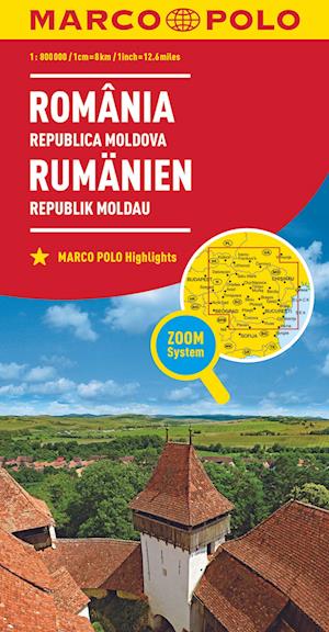 Romania Marco Polo Map