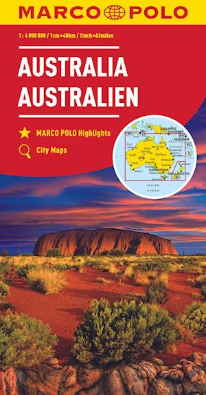 Australia Marco Polo Map