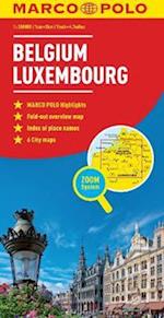 Belgium and Luxembourg Marco Polo Map