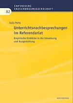 Unterrichtsnachbesprechungen im Referendariat