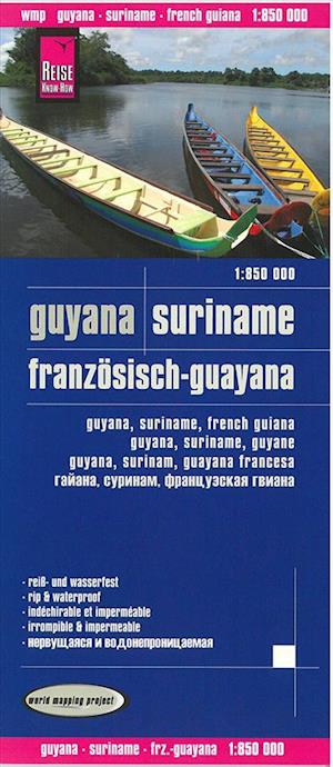 Guyana Suriname, French Guiana, World Mapping Project