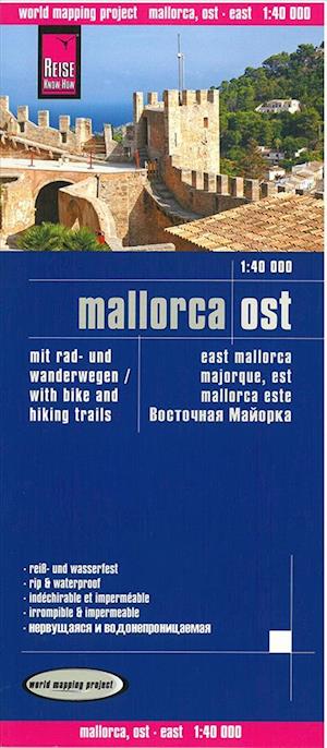 Mallorca East with Bike- and Hikingtrails, World Mapping Project