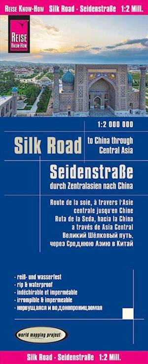 Silk Road to China through Central Asia, World Mapping Project