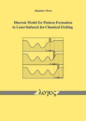 Discrete Model for Pattern Formation in Laser-Induced Jet-Chemical Etching