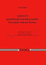 Analysis of Geometrically Non-Linear Models for Contact with Dry Friction