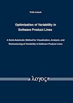 Optimization of Variability in Software Product Lines