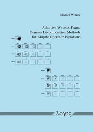 Adaptive Wavelet Frame Domain Decomposition Methods for Elliptic Operator Equations