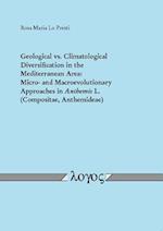 Geological vs. Climatological Diversification in the Mediterranean Area