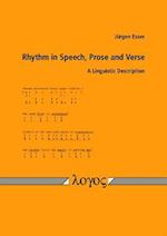 Rhythm in Speech, Prose and Verse