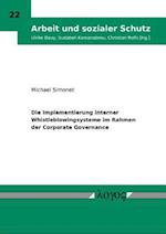 Die Implementierung Interner Whistleblowingsysteme Im Rahmen Der Corporate Governance