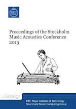 Proceedings of the Stockholm Music Acoustics Conference 2013