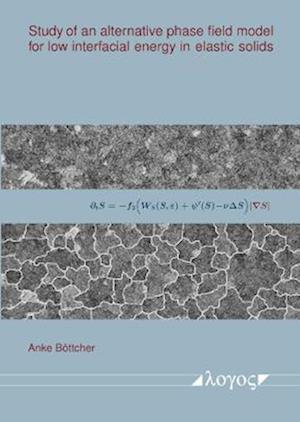 Study of an Alternative Phase Field Model for Low Interfacial Energy in Elastic Solids