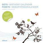 2019 Birthday Calendar Dots Perpetual Wall Calendar