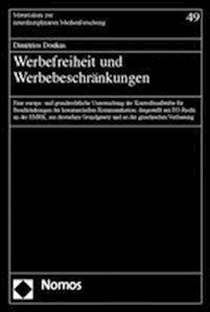 Werbefreiheit Und Werbebeschrankungen