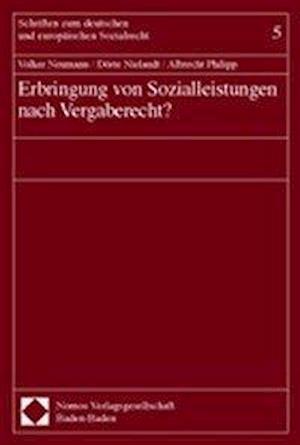 Erbringung Von Sozialleistungen Nach Vergaberecht?