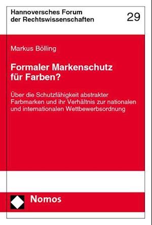 Formaler Markenschutz Fur Farben?