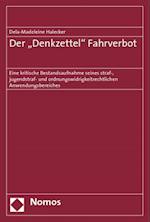 Der 'Denkzettel' Fahrverbot