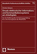 Einsatz Elektronischer Informations- Und Kommunikationssysteme Am Arbeitsplatz