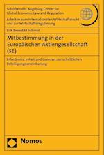 Mitbestimmung in Der Europaischen Aktiengesellschaft (Se)