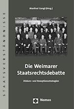 Die Weimarer Staatsdebatte