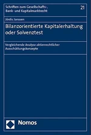 Bilanzorientierte Kapitalerhaltung Oder Solvenztest