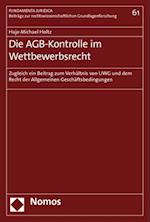 Die Agb-Kontrolle Im Wettbewerbsrecht