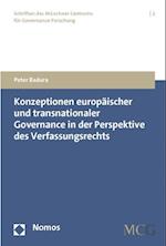 Konzeptionen Europaischer Und Transnationaler Governance in Der Perspektive Des Verfassungsrechts