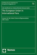 The European Union in International Fora