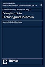 Compliance in Factoringunternehmen