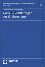 Aktuelle Rechtsfragen Der Kirchensteuer