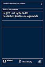 Begriff Und System Des Deutschen Abstammungsrechts