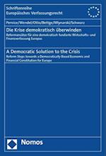 Die Krise Demokratisch Uberwinden. a Democratic Solution to the Crisis