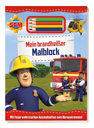 Feuerwehrmann Sam: Mein brandheißer Malblock