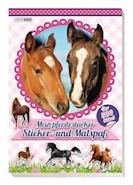 Pferde: Mein pferdestarker Mal- und Stickerspaß
