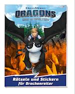 Dragons: Die 9 Welten: Rätseln und Stickern für Drachenreiter