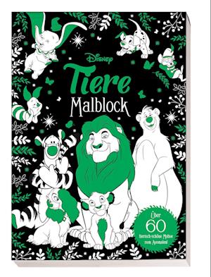 Disney Tiere: Malblock: über 60 tierisch-schöne Motive zum Ausmalen!