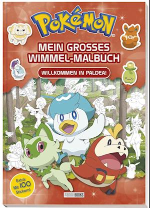 Pokémon: Mein großes Wimmel-Malbuch - Willkommen in Paldea!