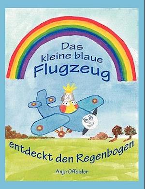 Das Kleine Blaue Flugzeug Entdeckt Den Regenbogen