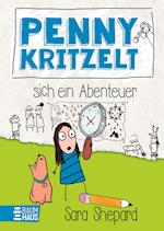 Penny kritzelt sich ein Abenteuer