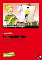 Lesemalblätter