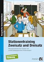 Stationentraining Zweisatz und Dreisatz