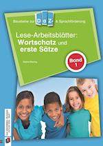 Lese-Arbeitsblätter: Wortschatz und erste Sätze 01