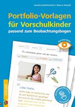 Portfolio-Vorlagen für Vorschulkinder - passend zum Beobachtungsbogen