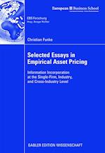 Selected Essays in Empirical Asset Pricing