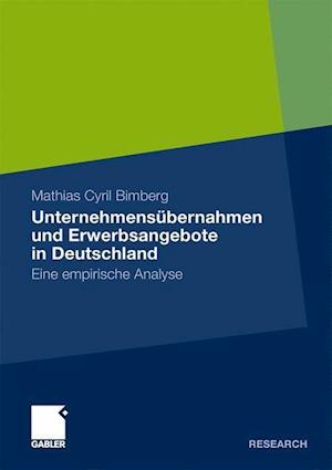 Unternehmensübernahmen Und Erwerbsangebote in Deutschland