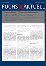 Anleger-Check Edelmetall-Investments