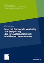 Internal Corporate Venturing Zur Steigerung Der Innovationsfähigkeit Etablierter Unternehmen